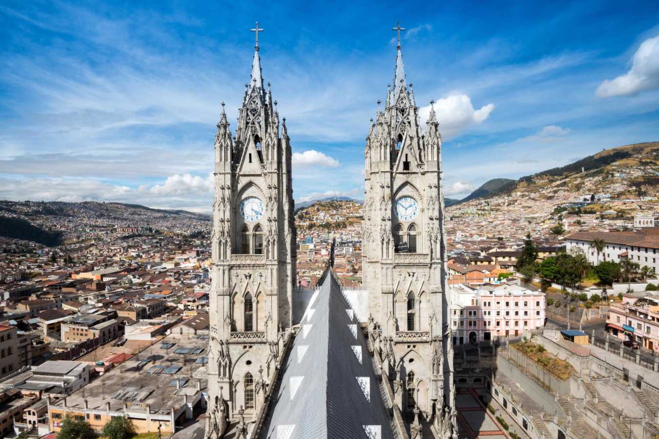 Basilica del Voto Nacional in Quito - Quito and Galapagos Honeymoon