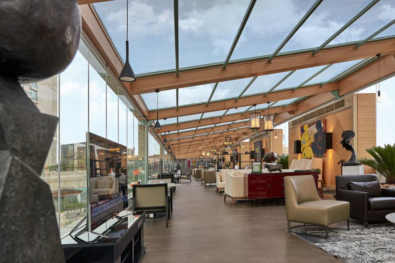 Upper Deck Lounge - Four Seasons Hotel Cairo at Nile Plaza