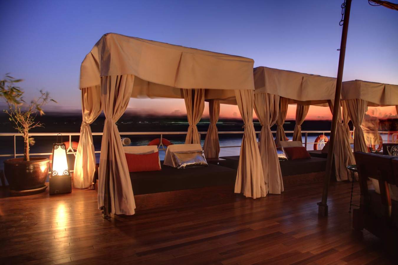 Cabana at Sunset