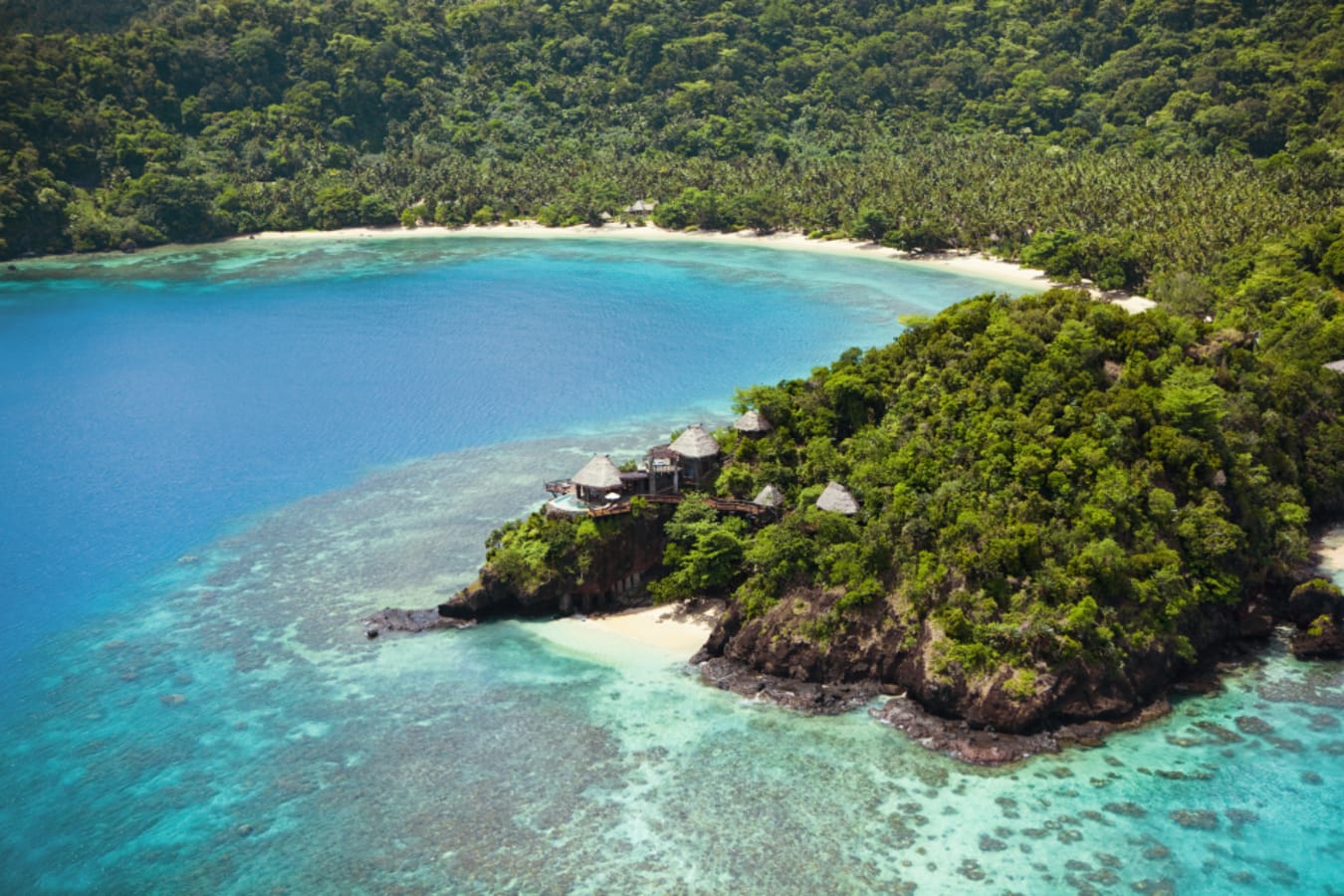 Aerial Shot COMO Laucala Island