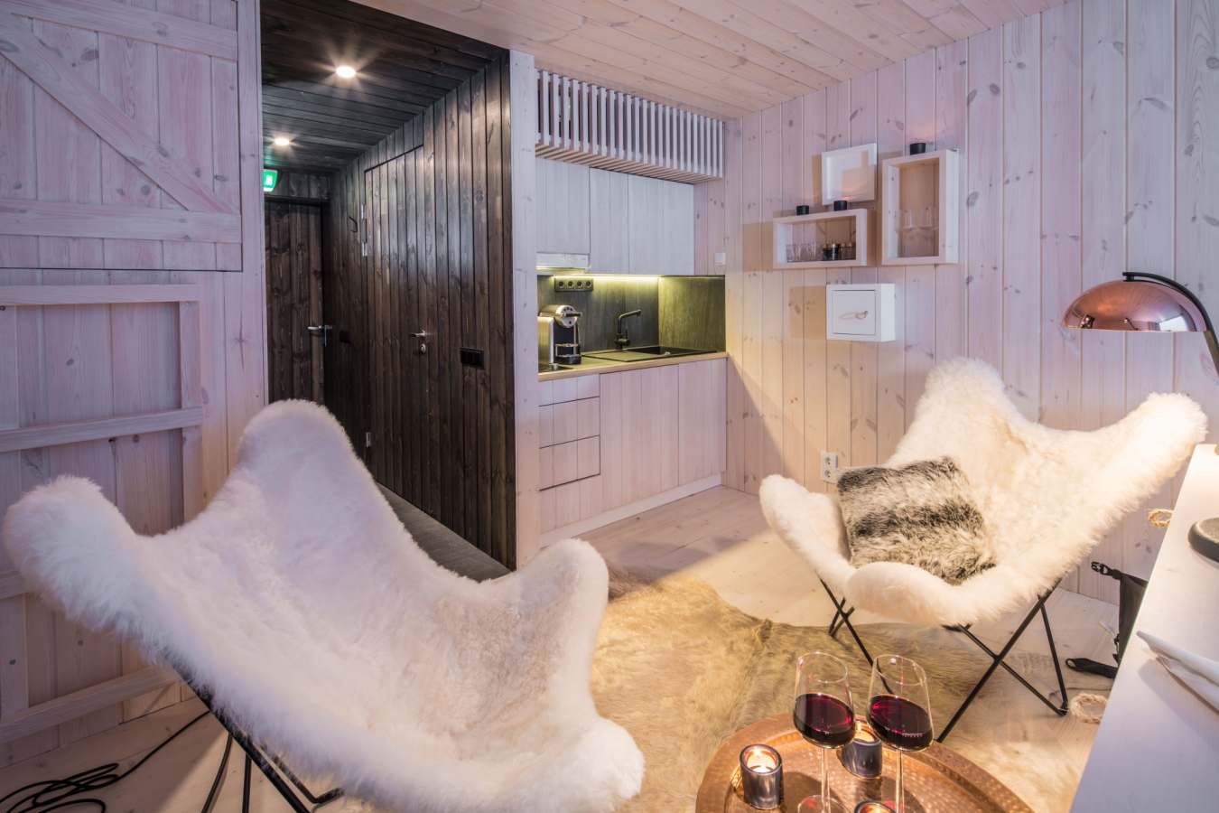 Suite interior - Arctic Treehouse Hotel