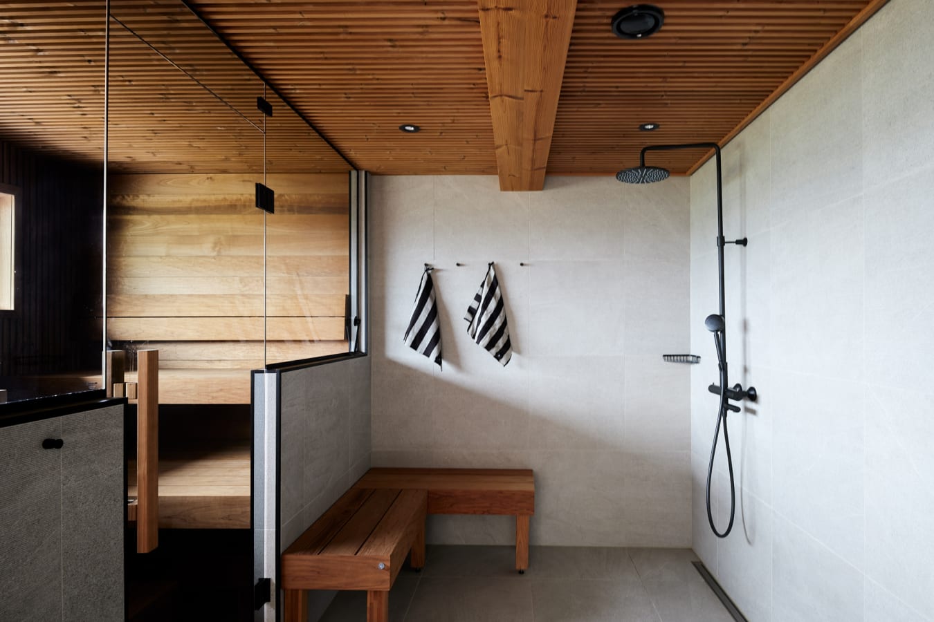 Indoor electric sauna