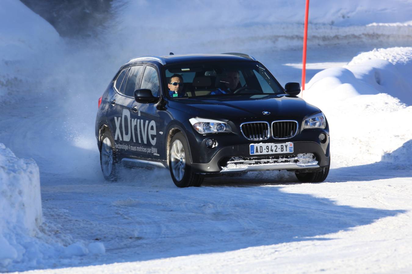 Ice driving in Val d'Isere 