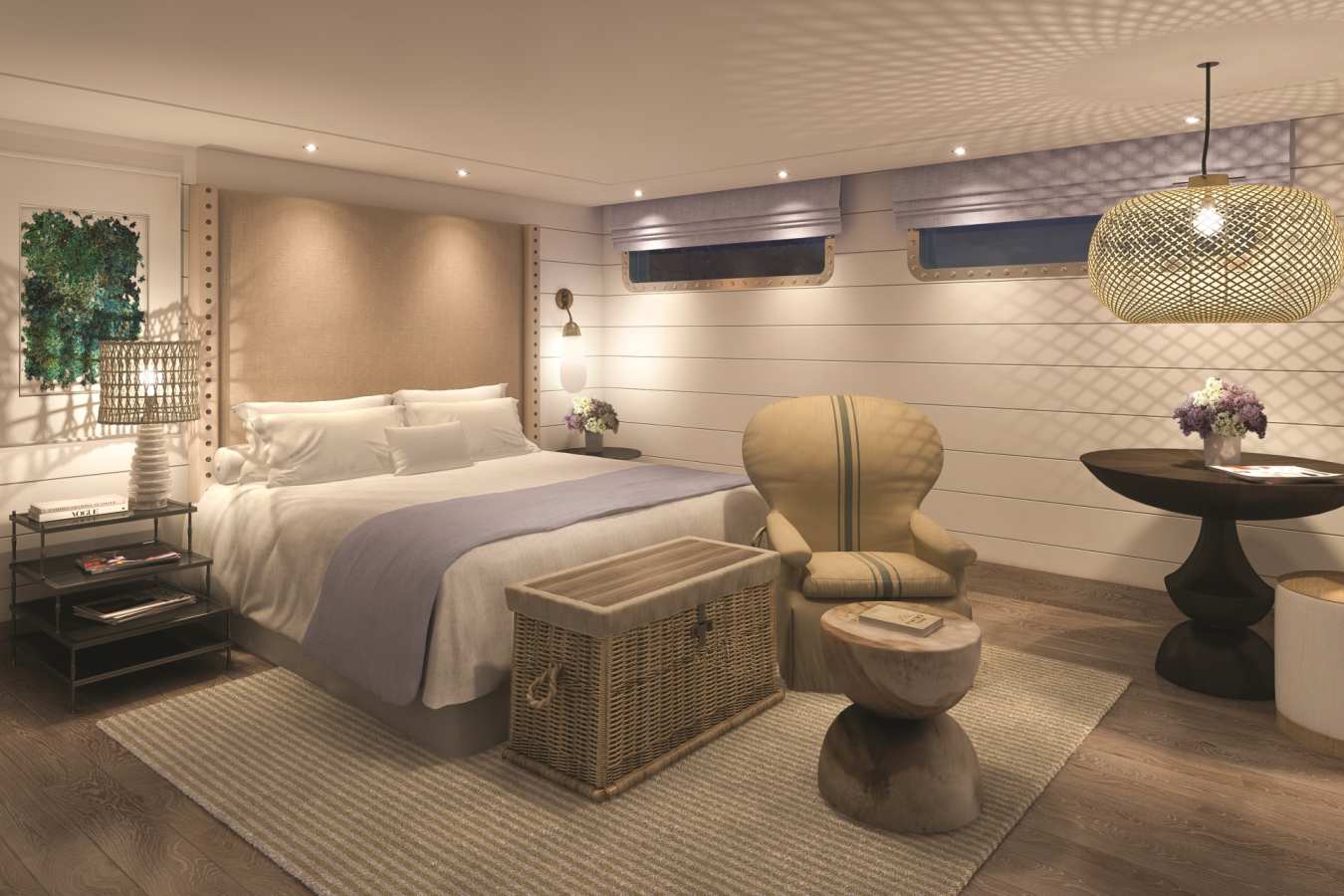 Lilas Bedroom - Belmond Afloat in France