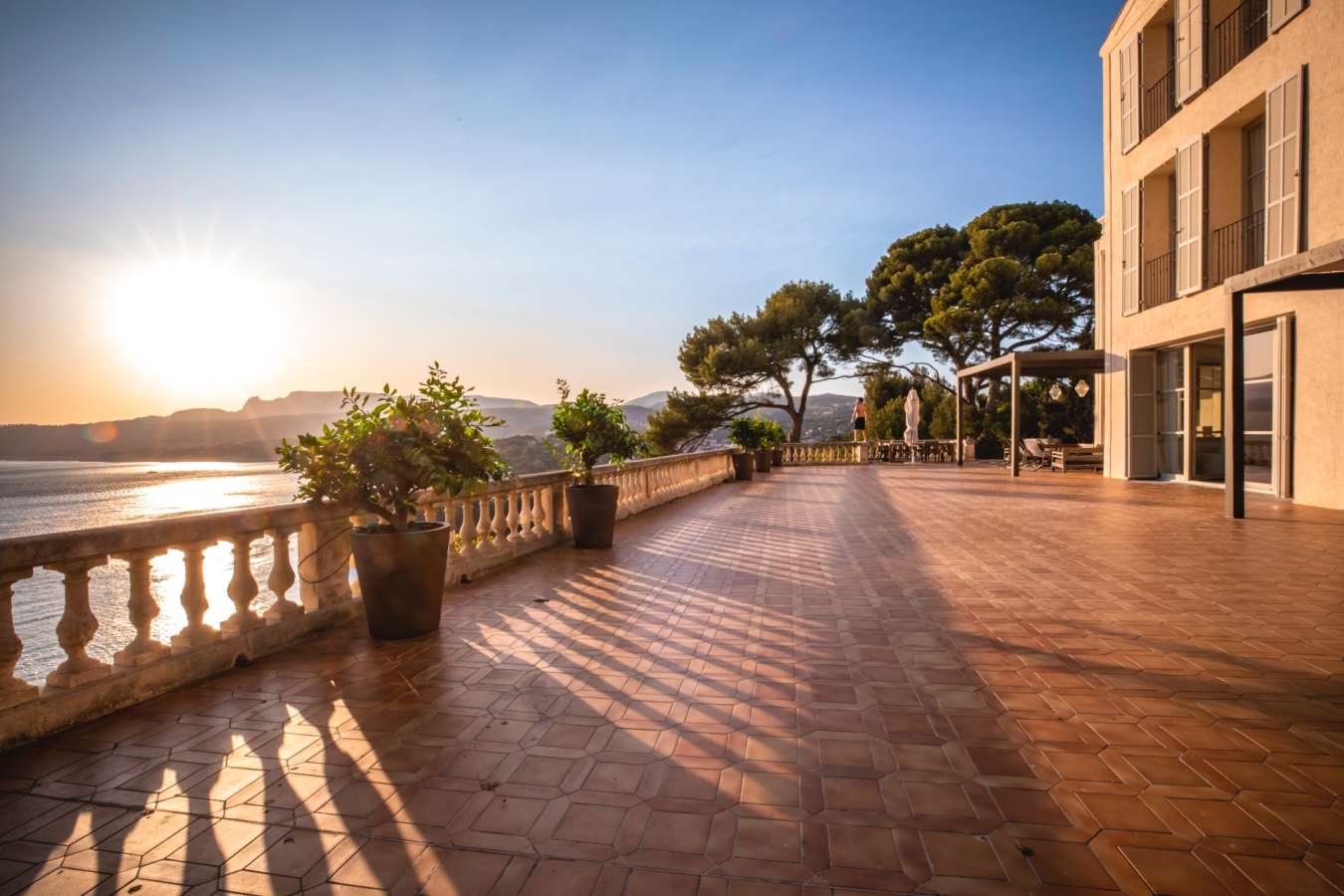 Balcony sunset - Domaine de Soleil