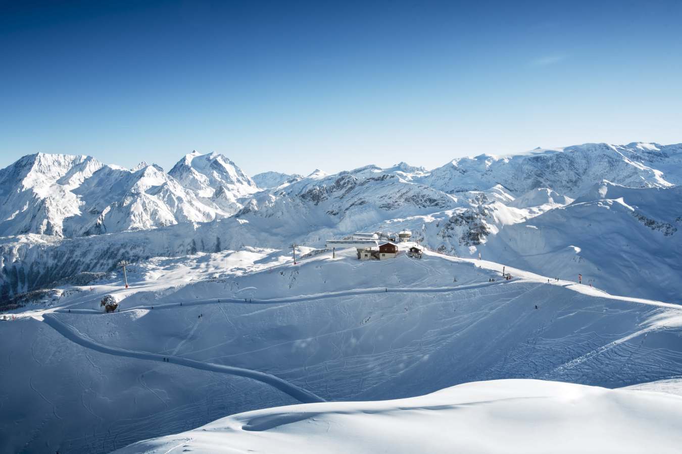 Skiing Courchevel