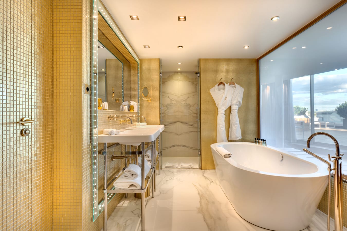 Gold Bathroom 