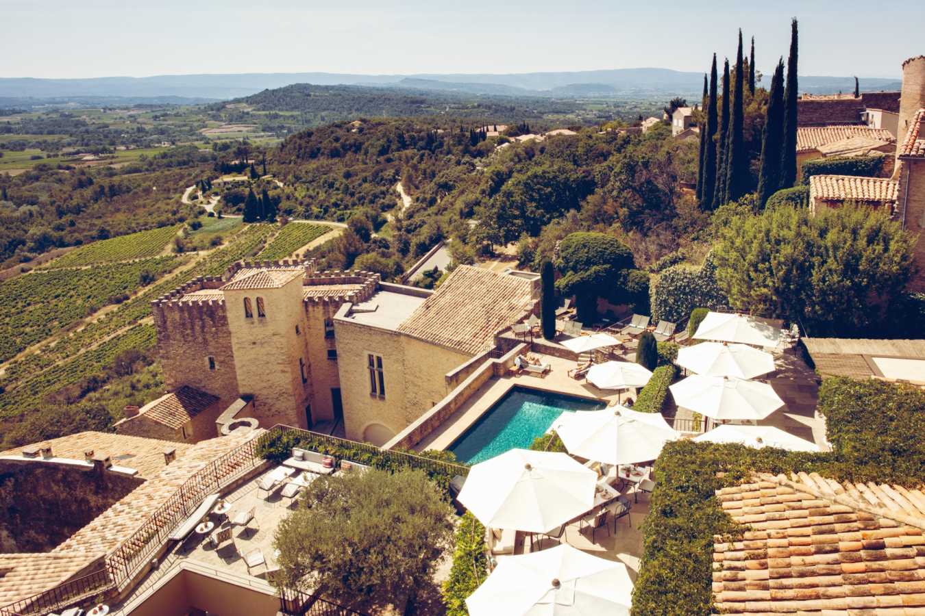 View from above - Hotel Crillon le Brave