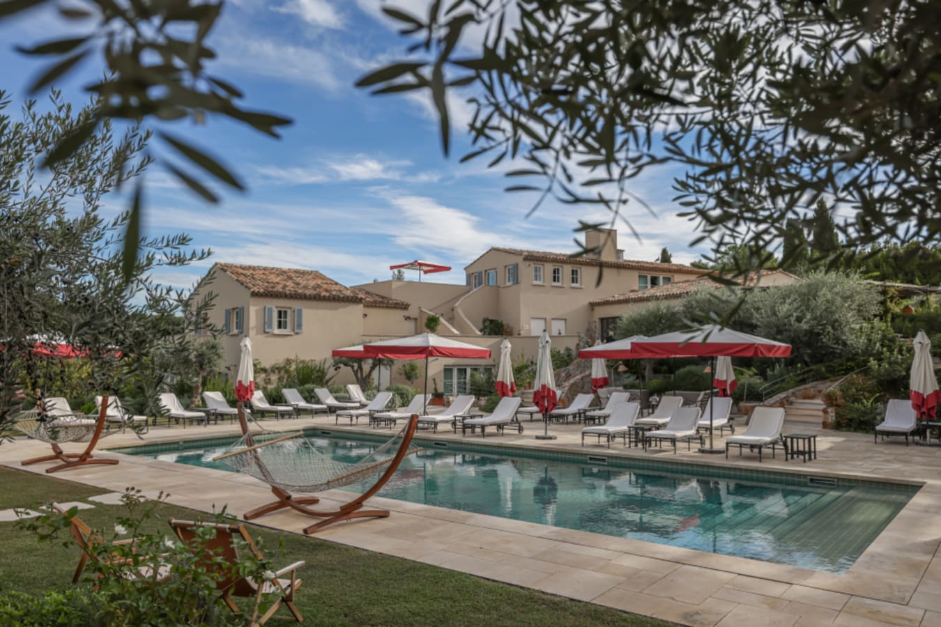 Outside swimming pool