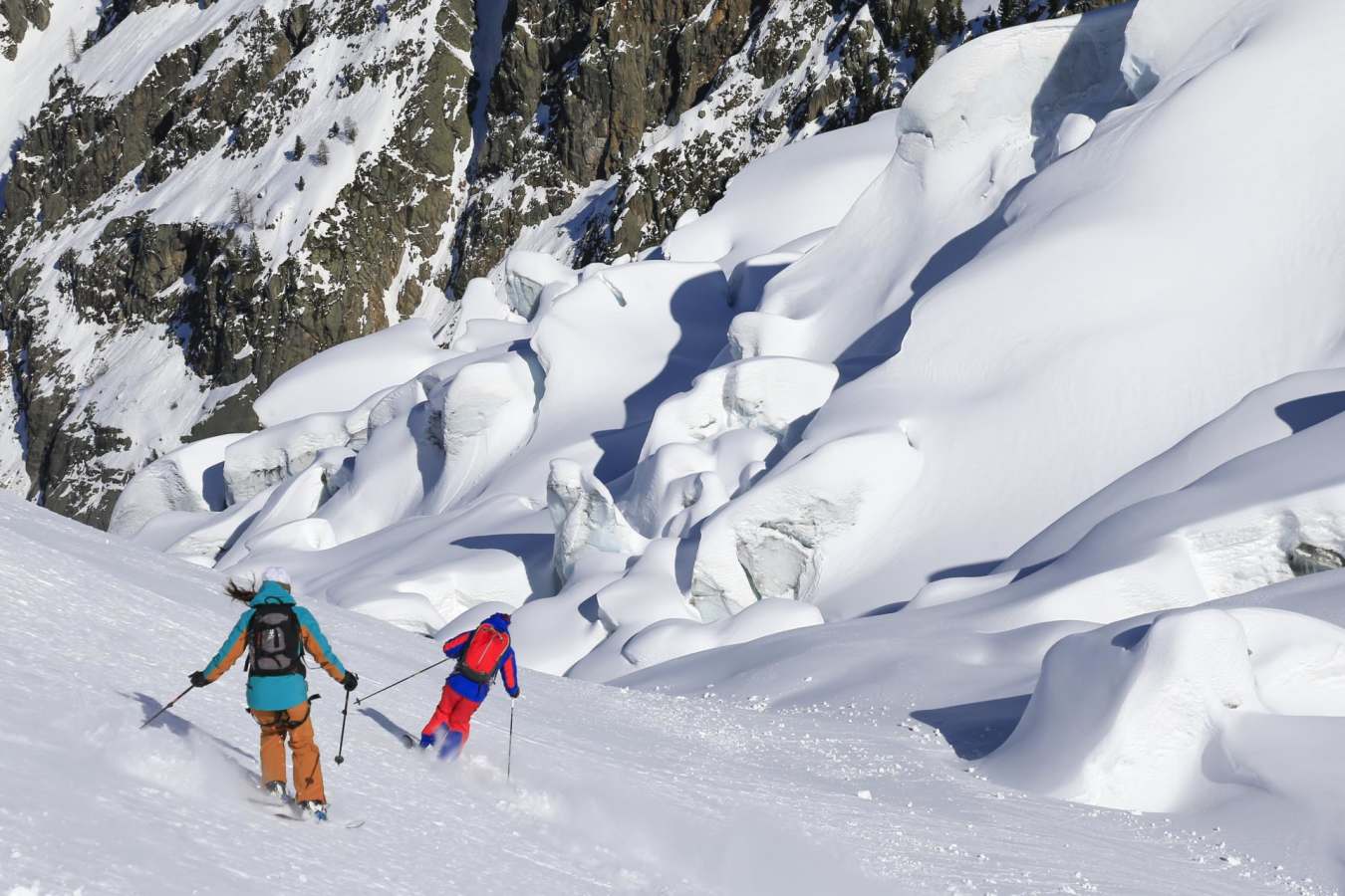 Ski mountain view