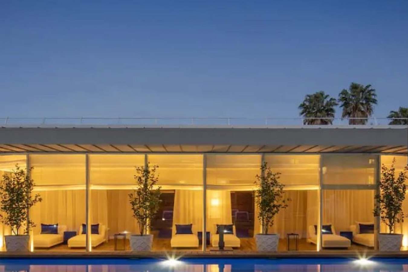 Swimming Pool by Night 