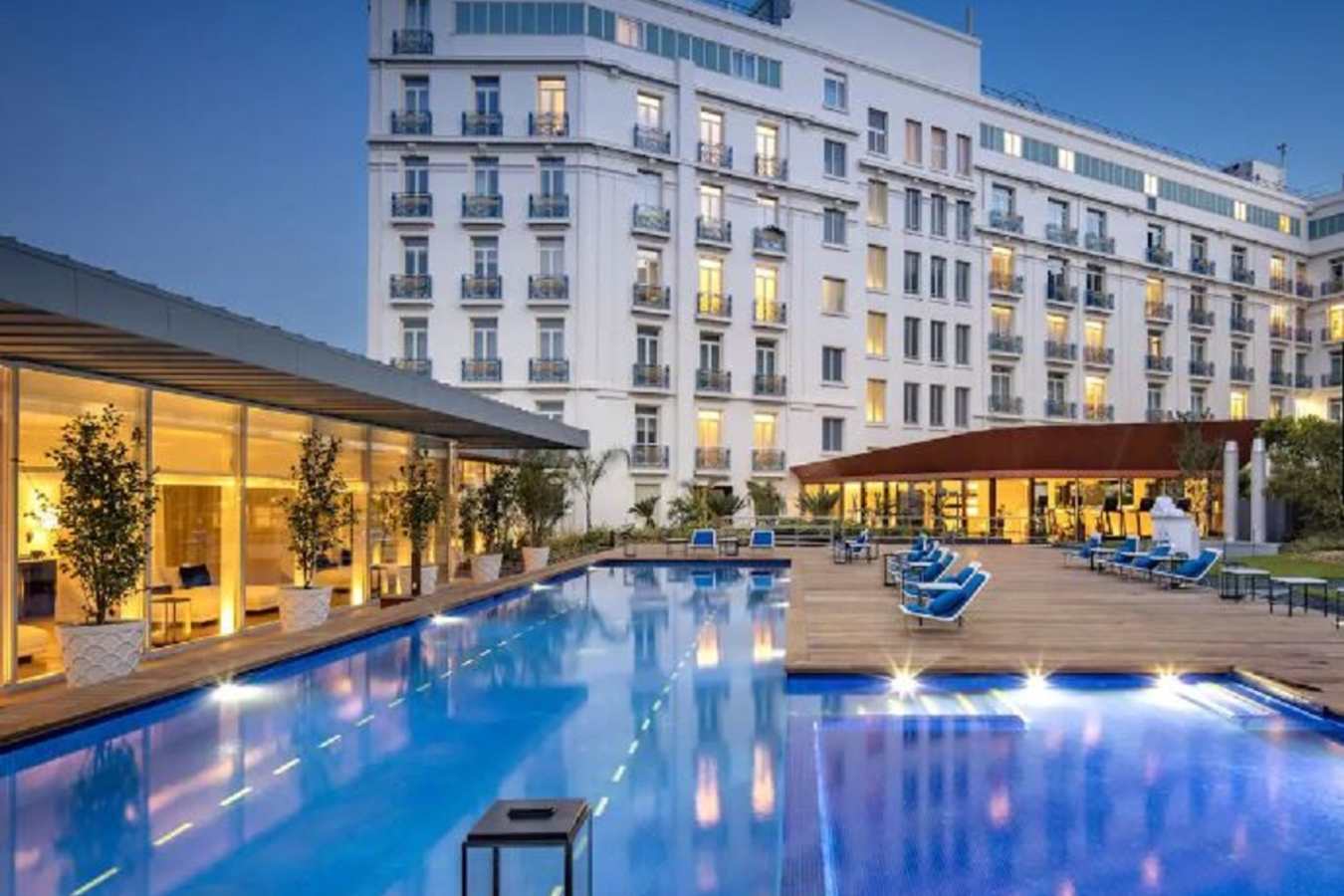 Swimming pool by night - 2 