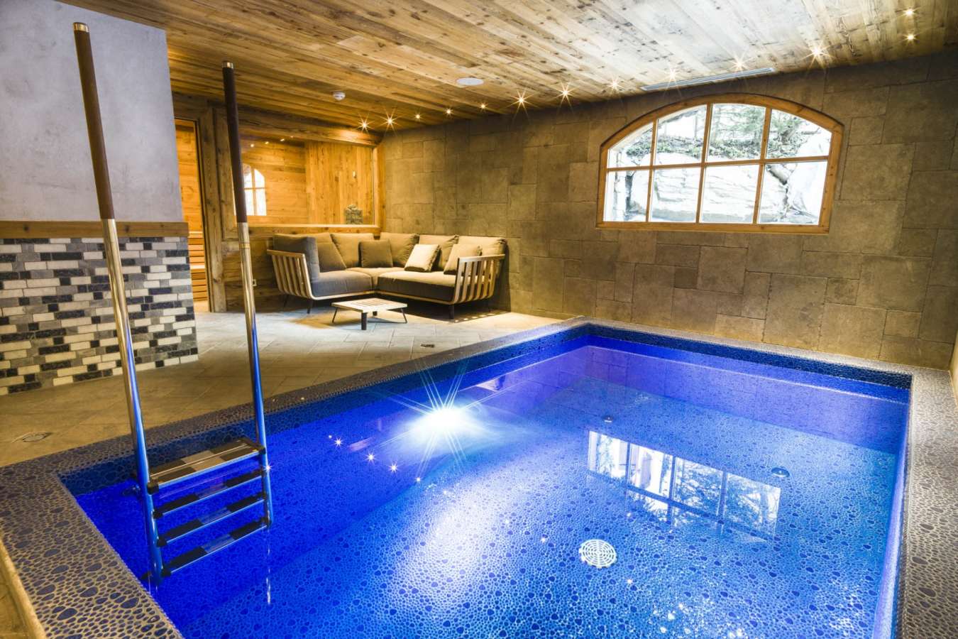 Chalet Sequoia, pool - La Mourra Hotel Village