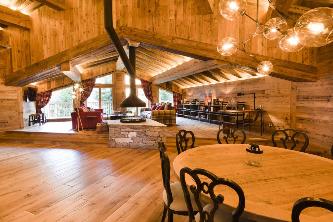 Chalet Sequoia, Living area - La Mourra Hotel Village