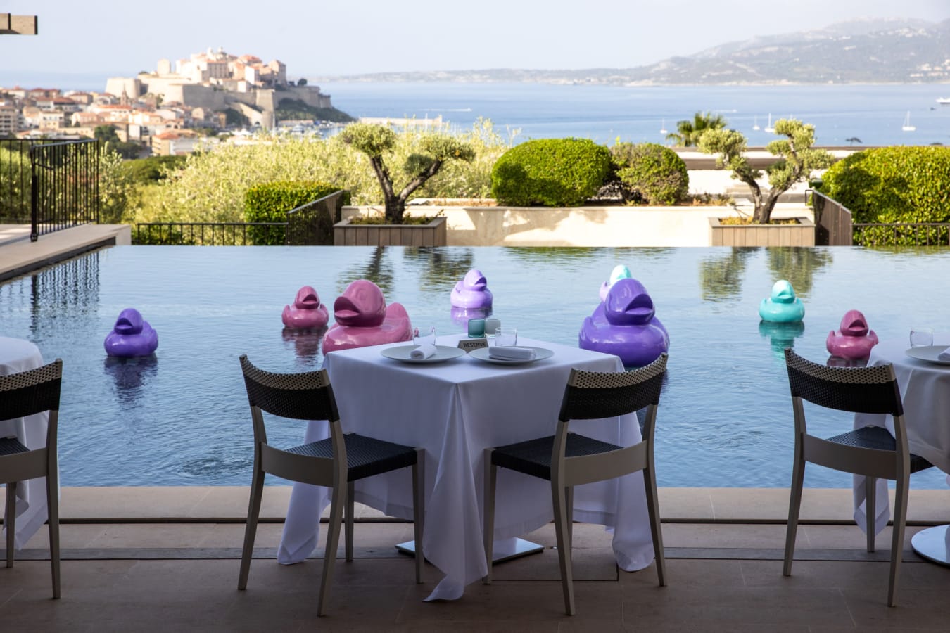 Restaurant by the pool