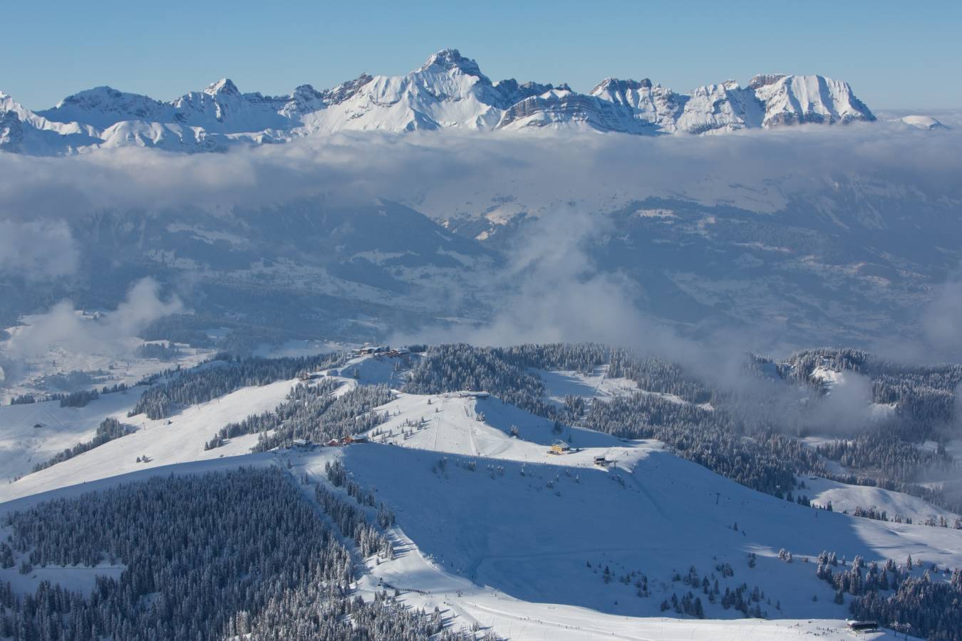 Aerial view - Megève