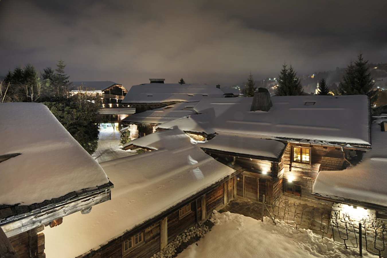 View at night - Les Fermes de Marie