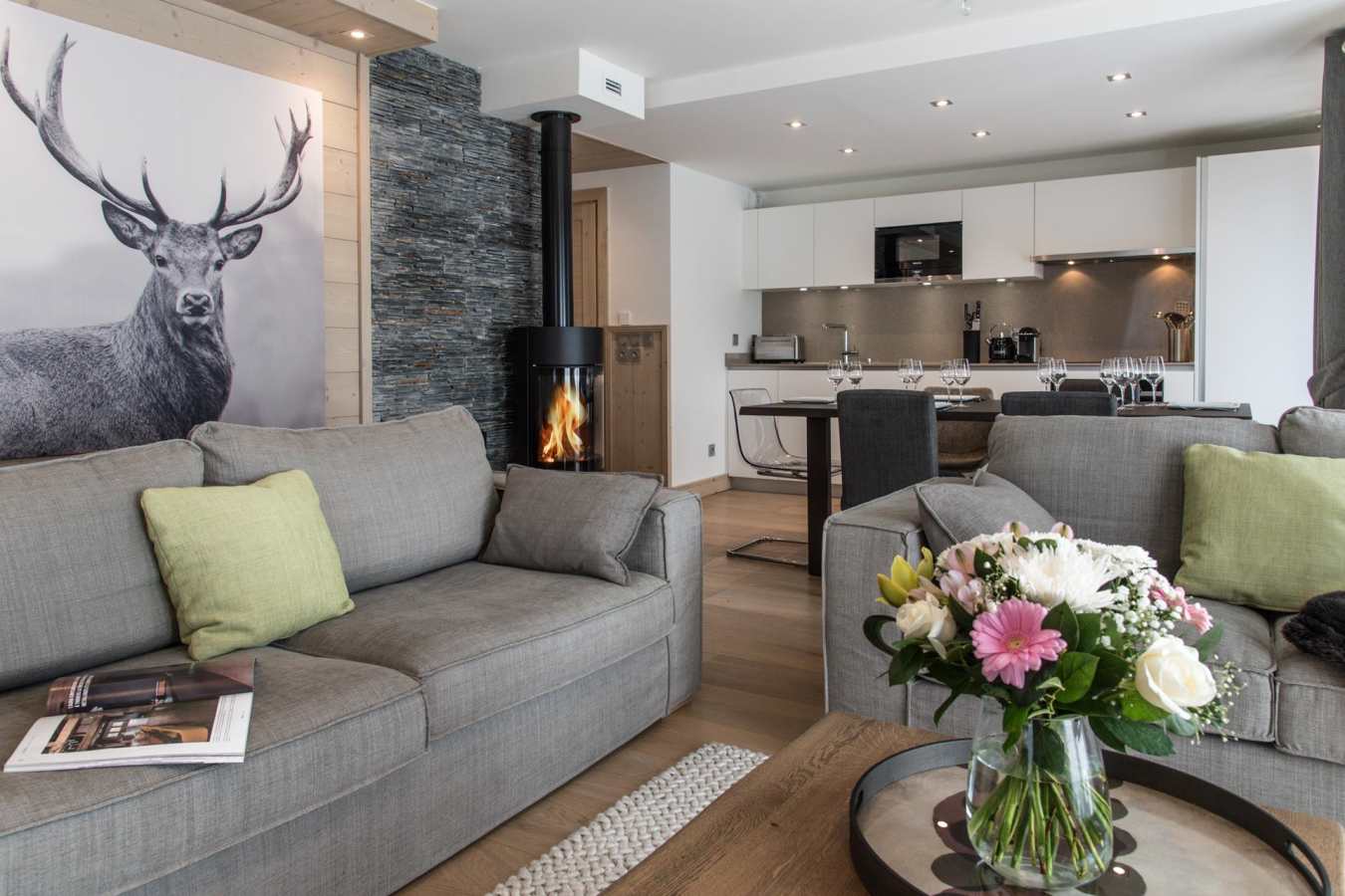 Manali Lodge - Apartment Living Room 