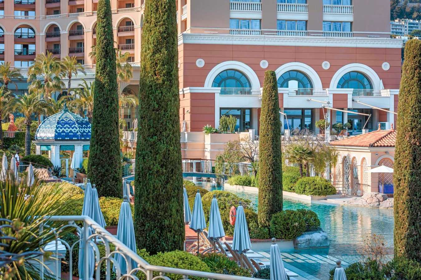 Exterior by the pool