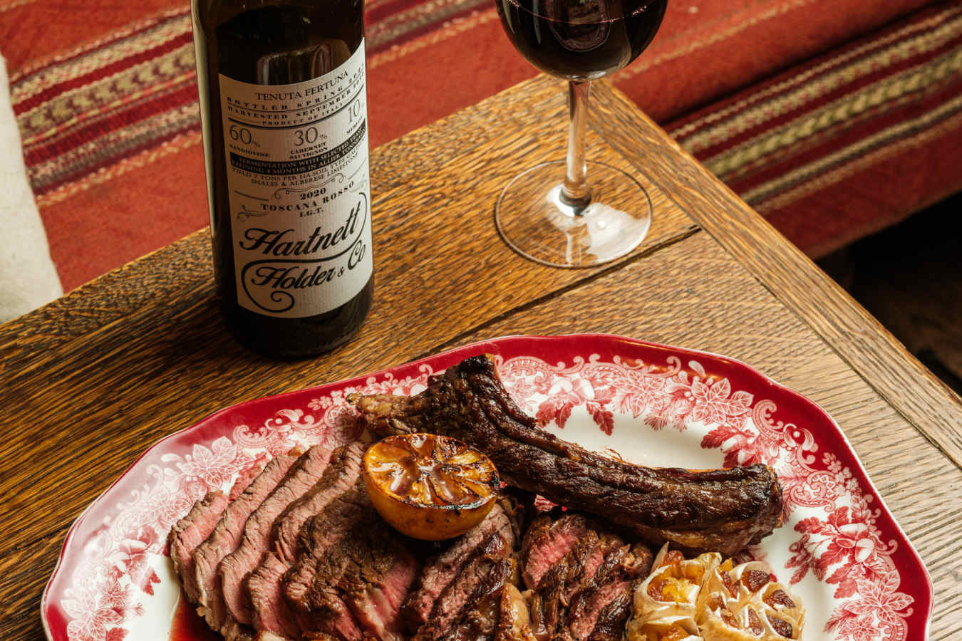 Steak and Wine