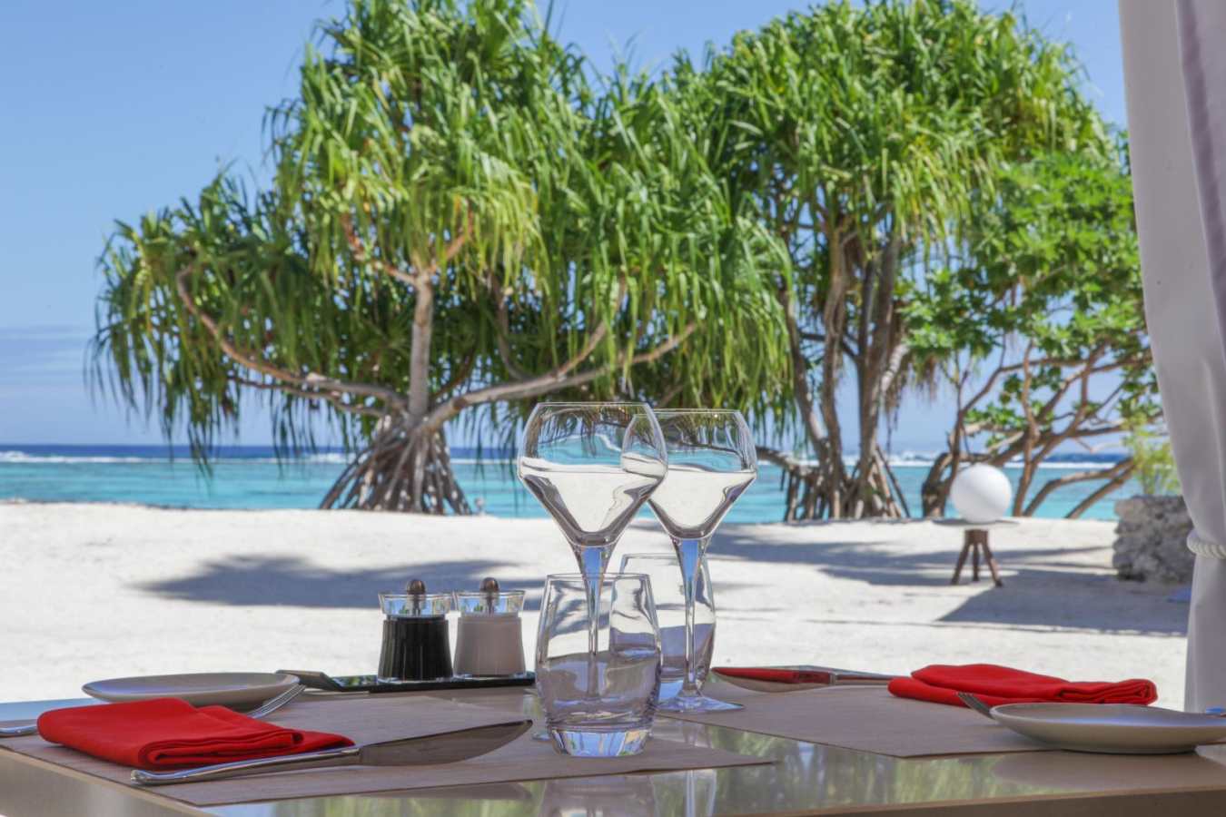 Beach Restaurant - The Brando Private Island
