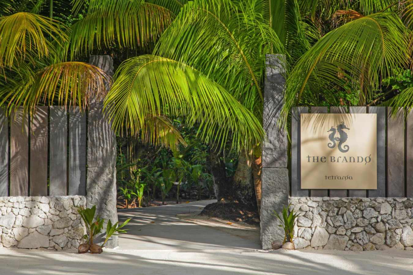 Entrance - The Brando Private Island