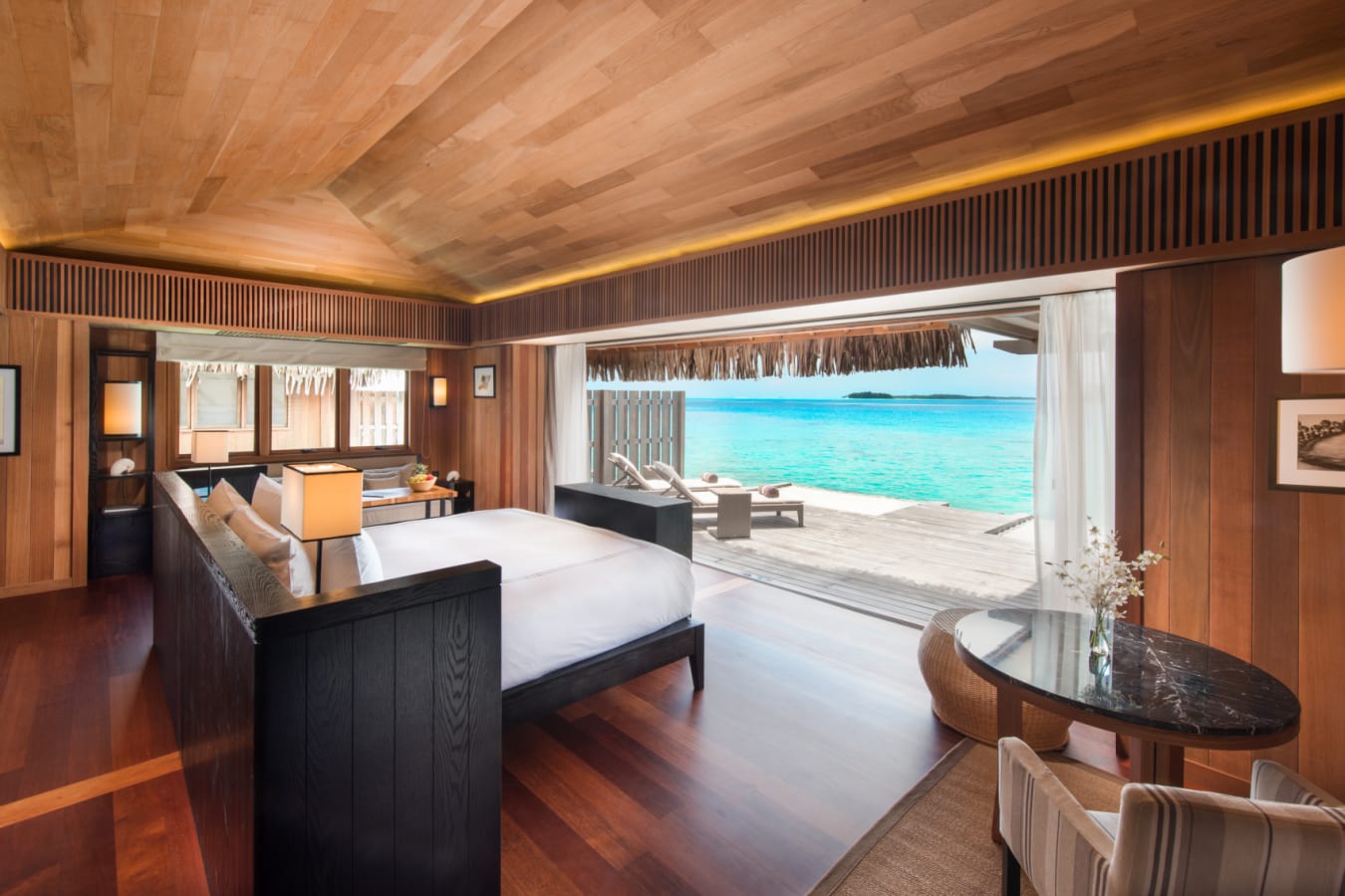 Over Water Villa Bedroom