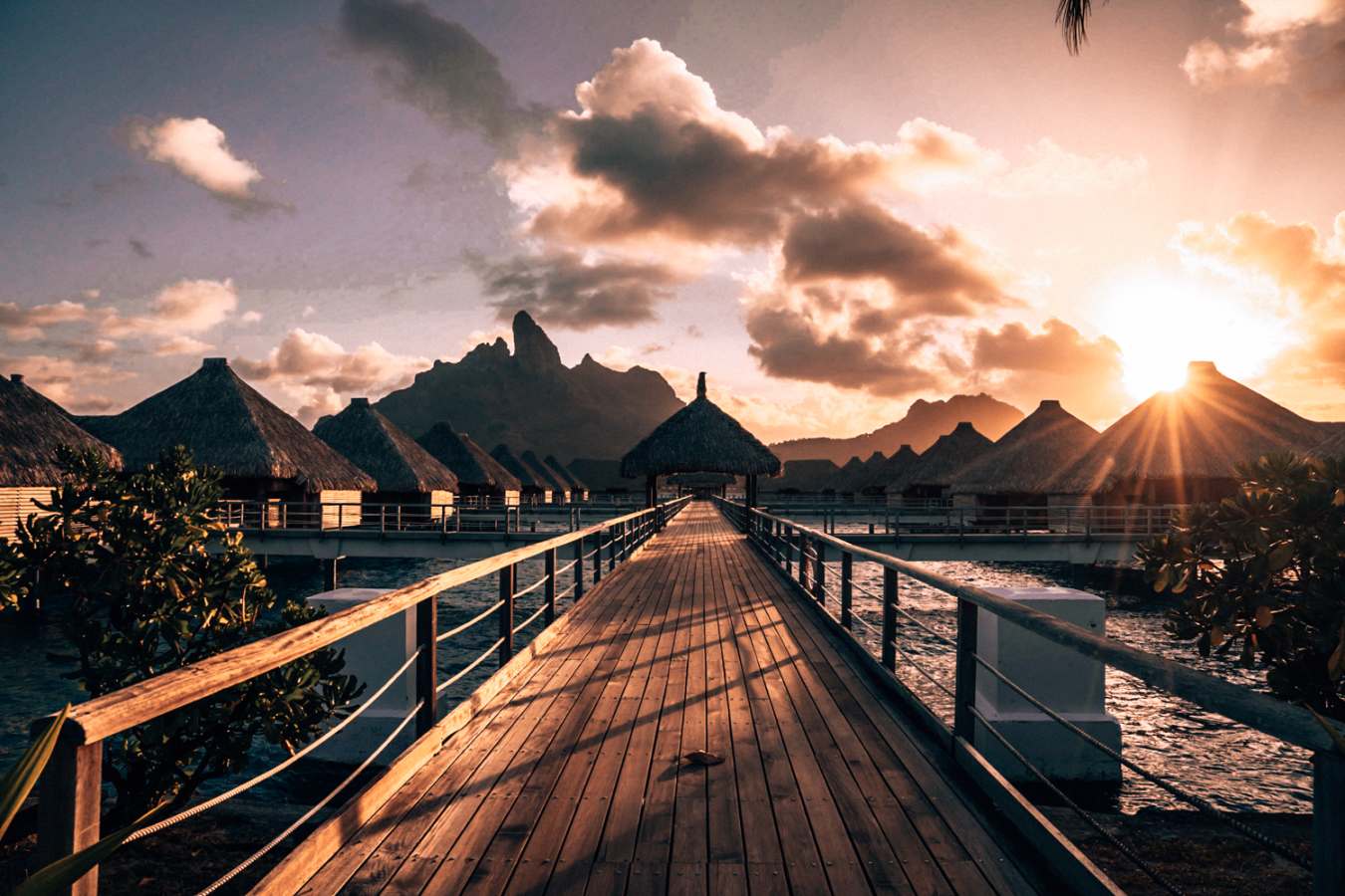St Regis Bora Bora Over Water Villas Jetty