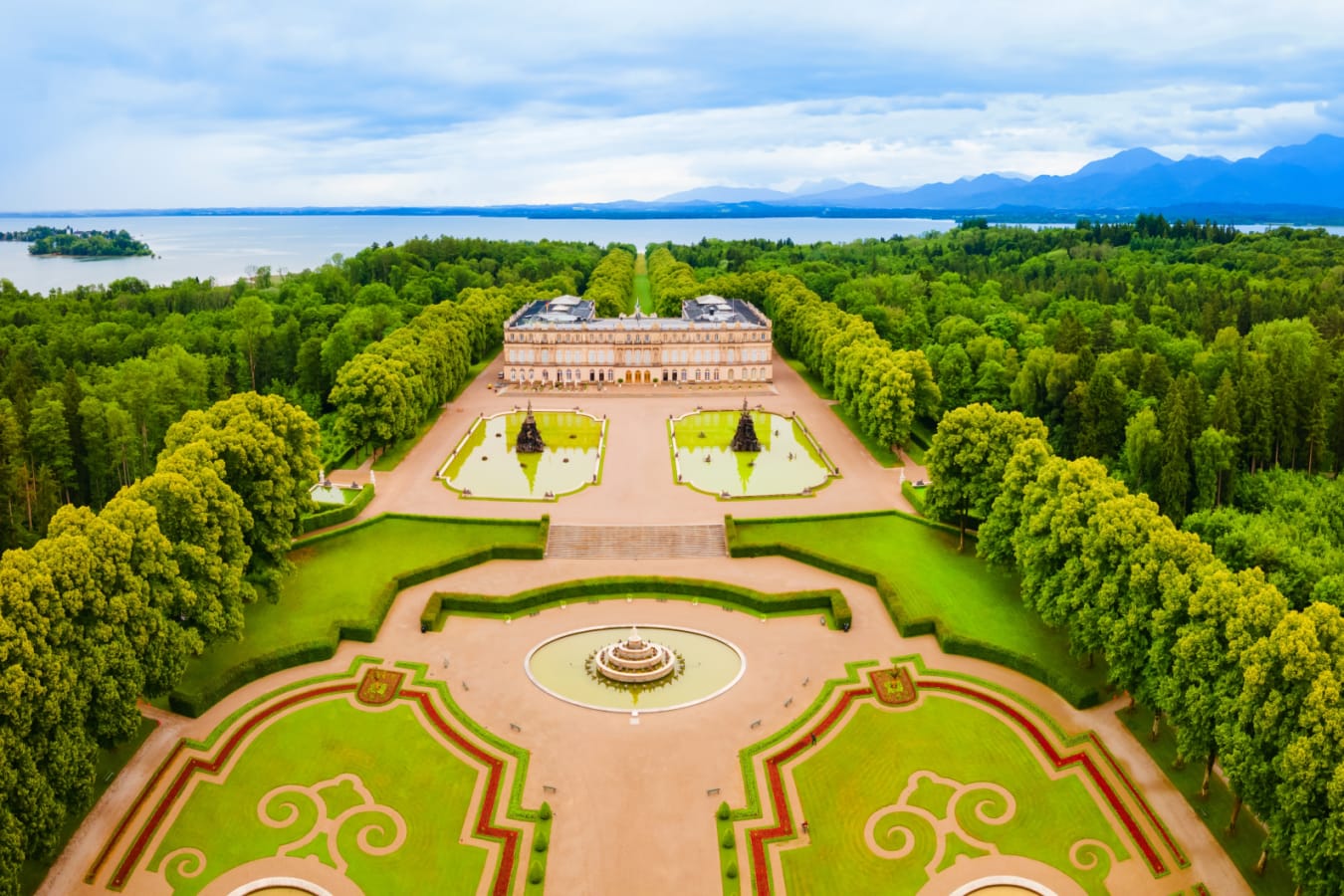 Lake Chiemse and Hereninsel