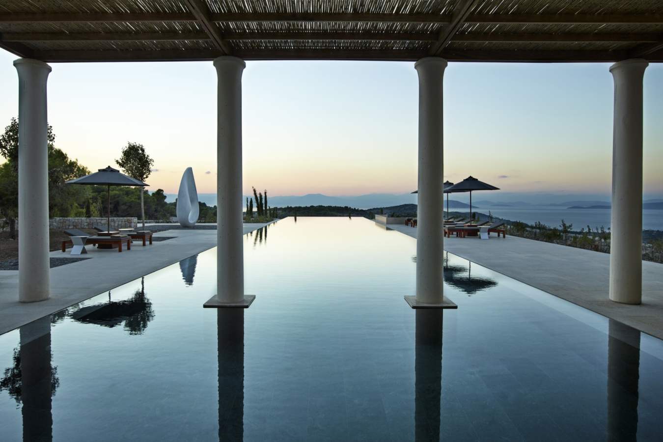 Villa pool views - Amanzoe