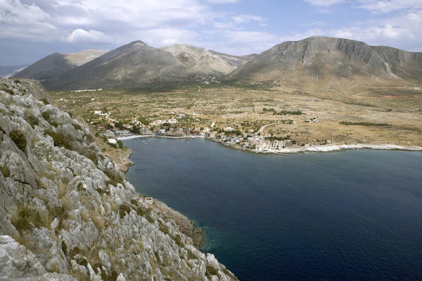 Gerolimenas aerial view - Kyrimai Hotel