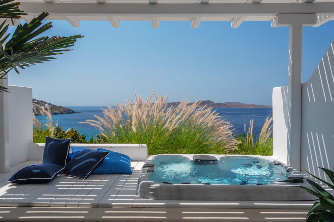 Althea Spa Treatment room courtyard
