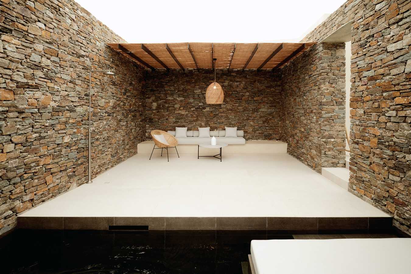 Outside seating area
