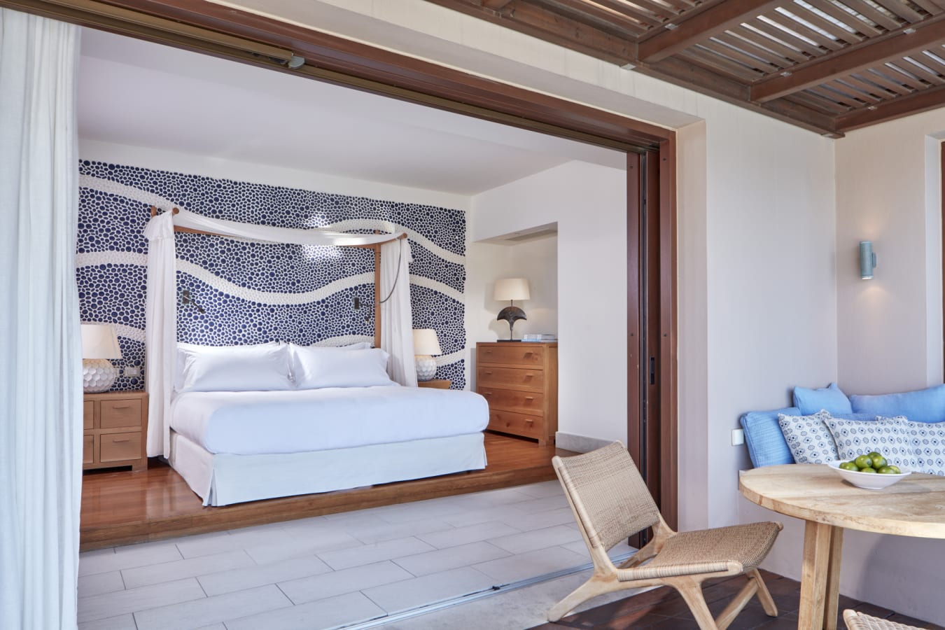 Private Island Suite Heated Pool Bedroom