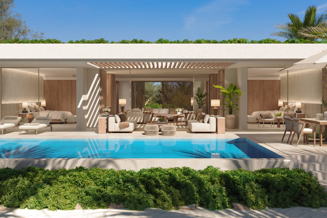 Three Bedroom Grand Residence Private Pool Garden