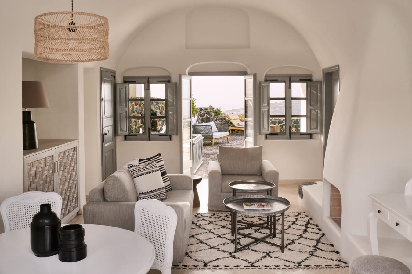 Olympian Villa living room