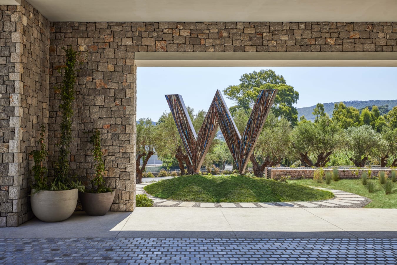 Hotel entrance