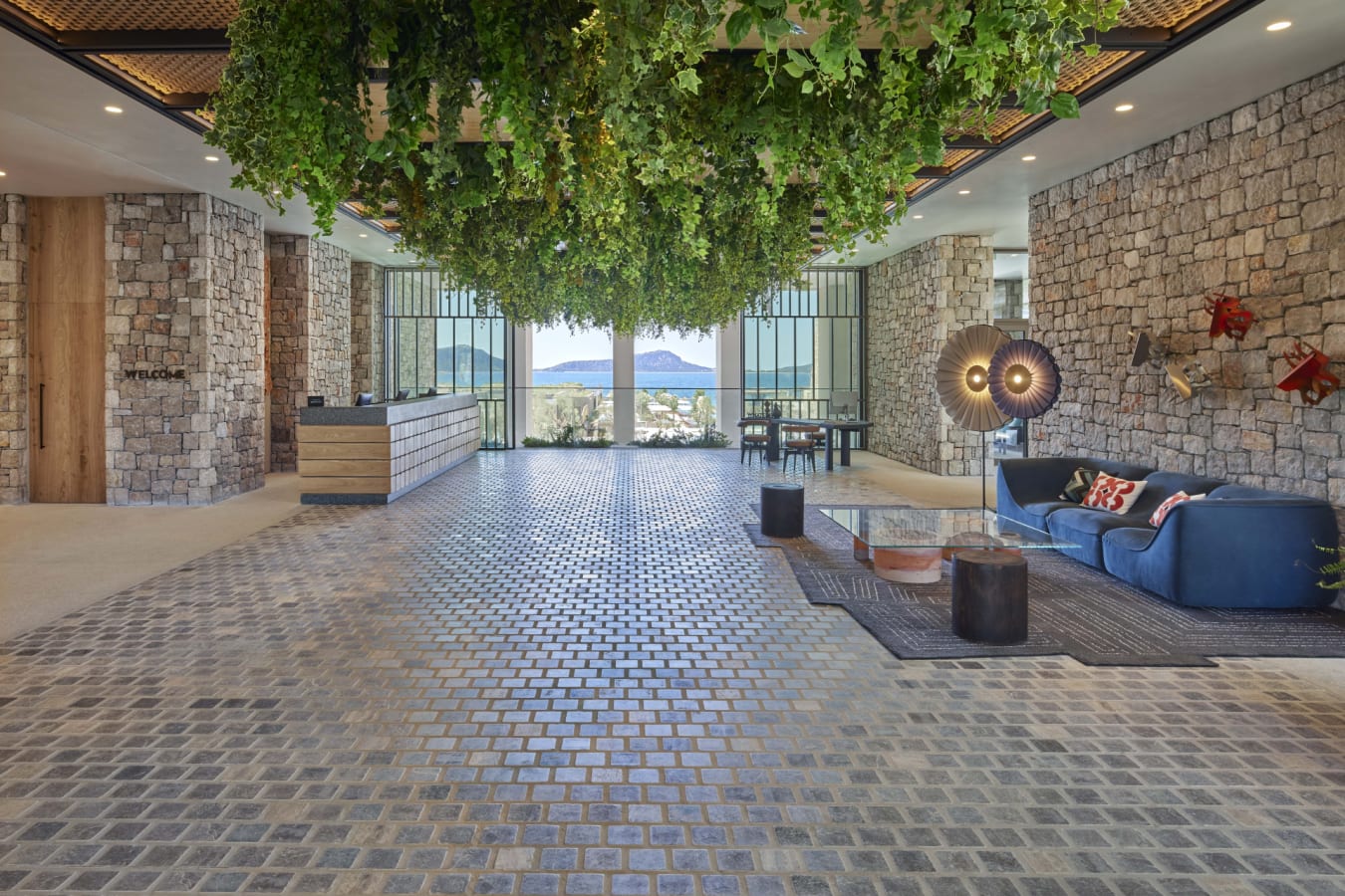 Welcome area