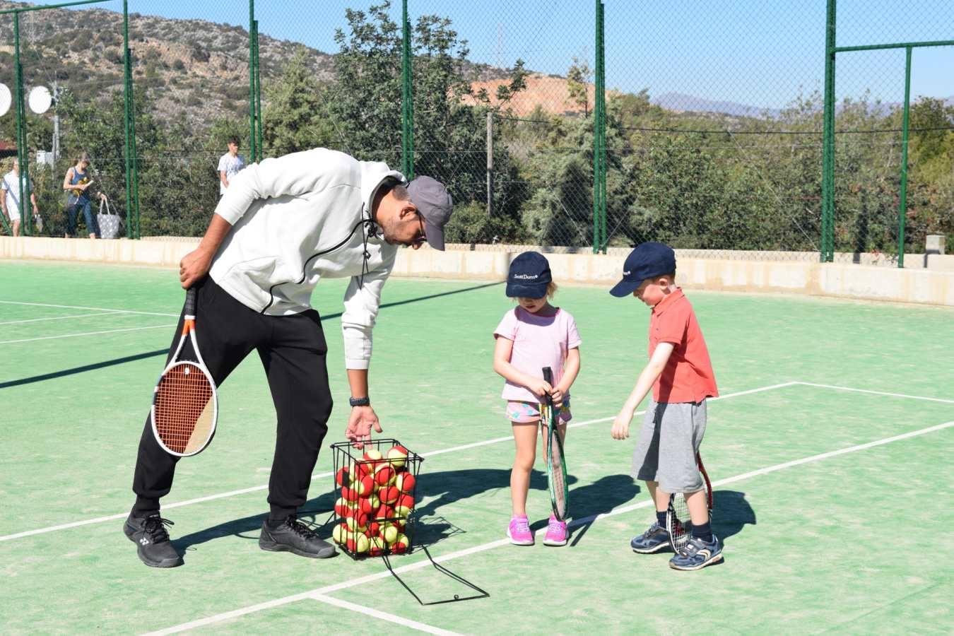 Daios Cove Tennis Lesson 