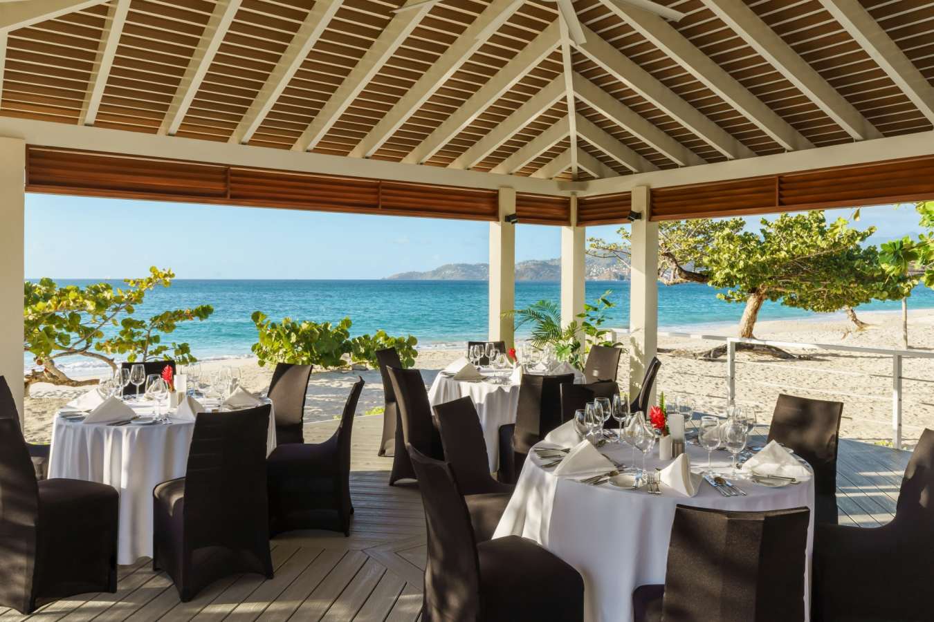 Beachside Pavilion dinner