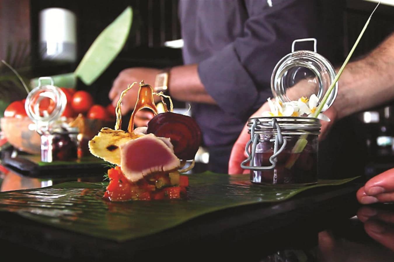 Cacao-inspired cuisine