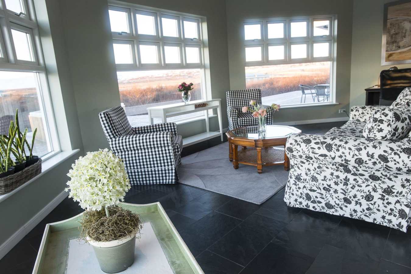 Living room view - Hotel Grimsborgir