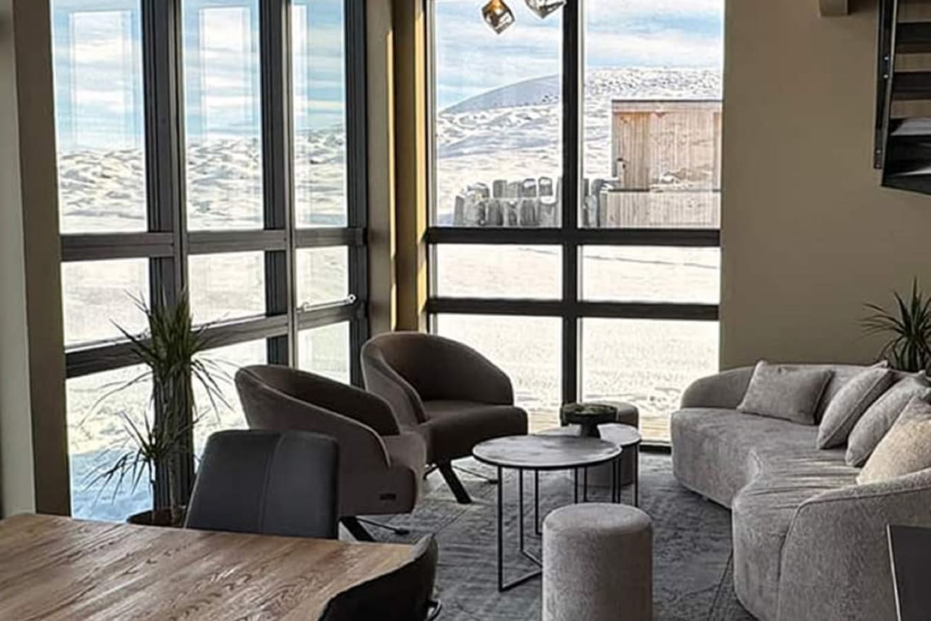 inside sorla camp service house  