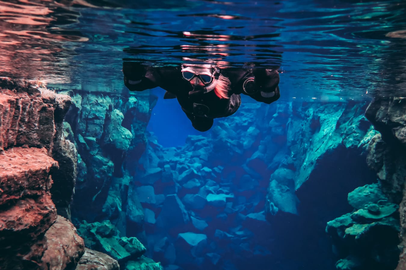 Snorkelling Silfra 