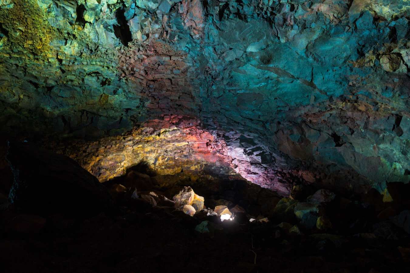 Inside the volcano 