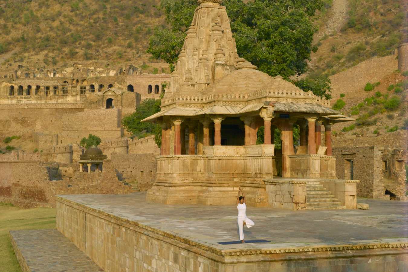 Yoga at Bhangarh - Amanbagh