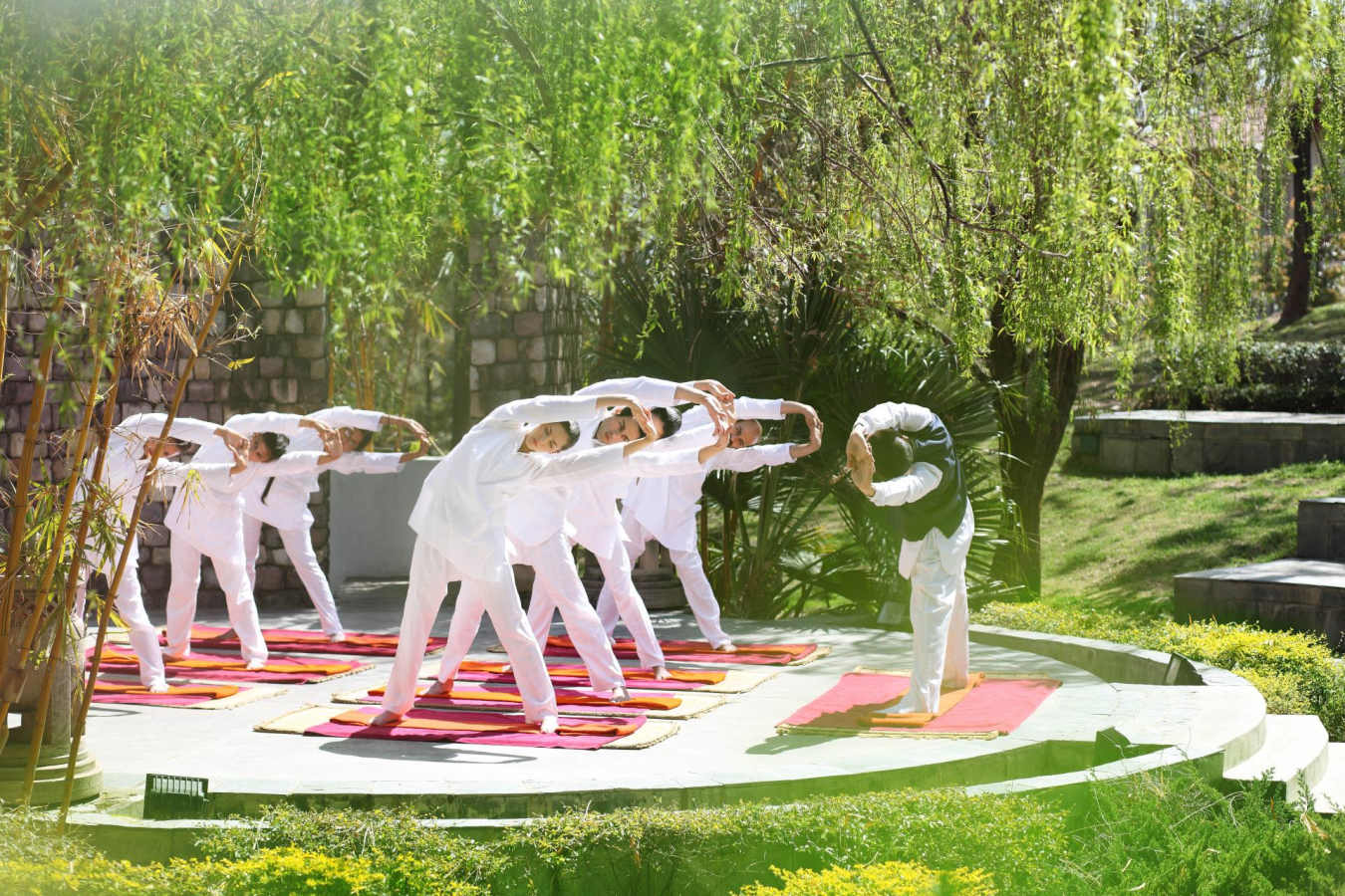 Yoga class - Ananda In The Himalayas