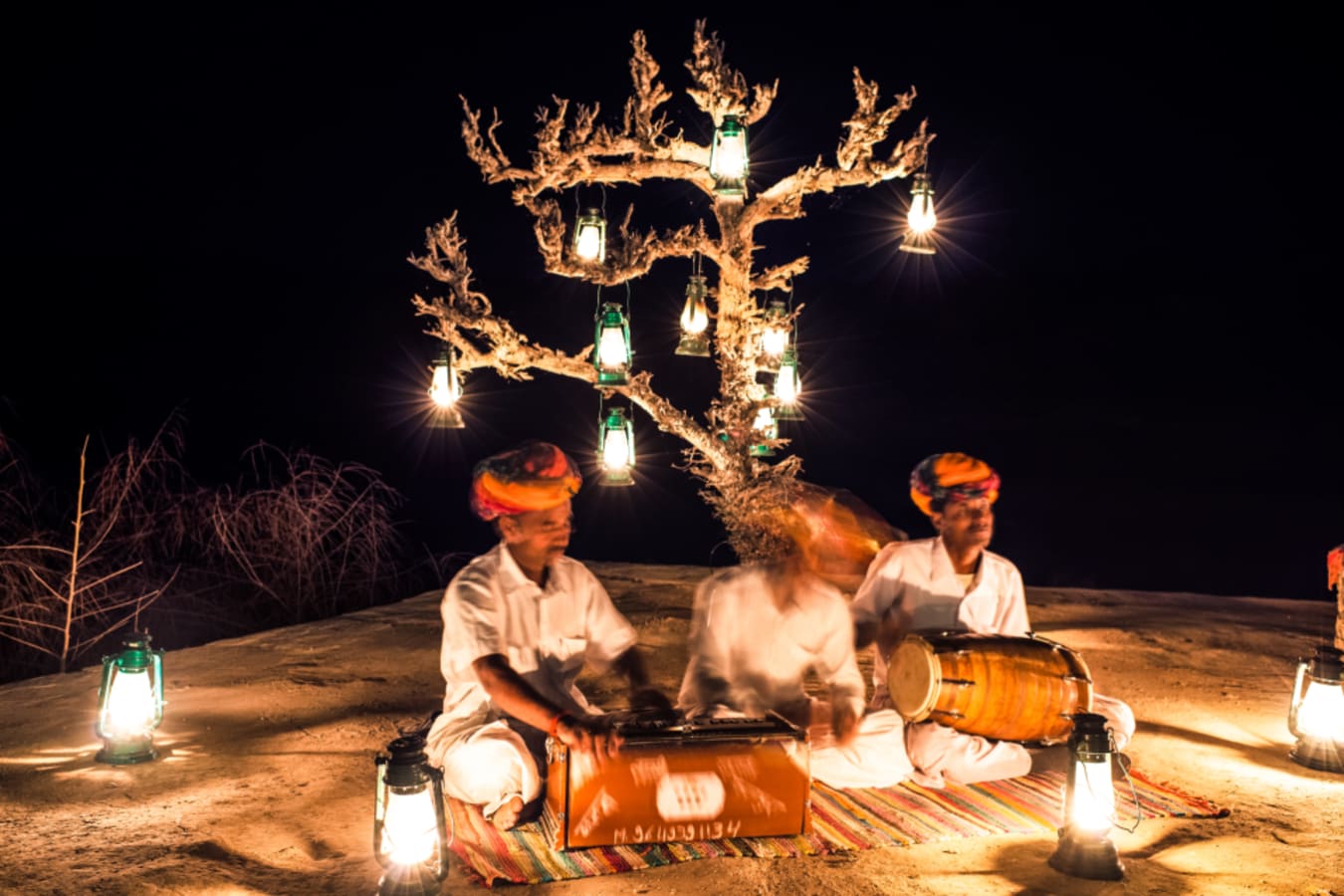Evening Musicians - Brij Lakshman Sagar