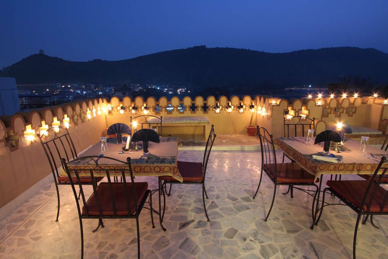 Rooftop Restaurant - Bundi Vilas