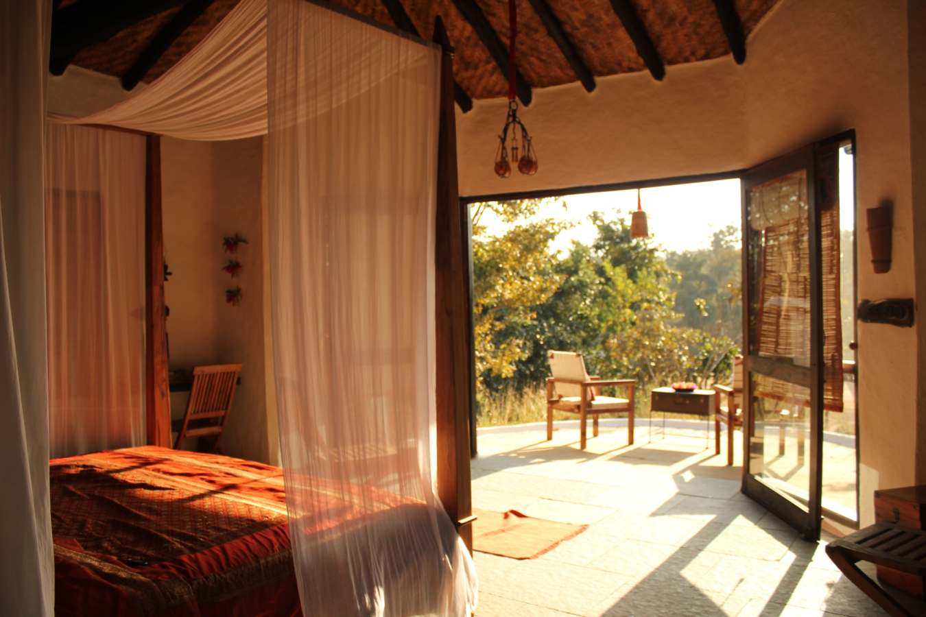 Cottage Interior - Flame of the Forest